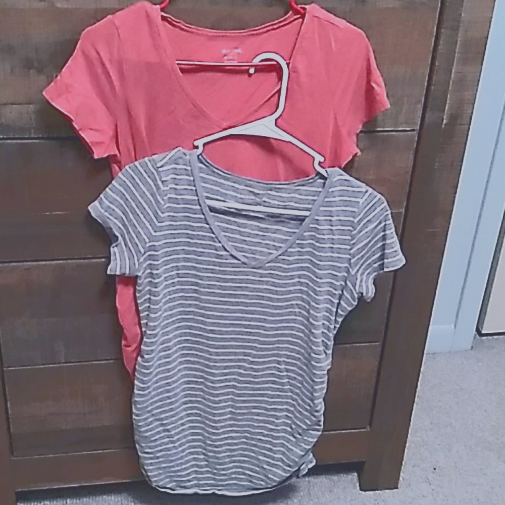 BUNDLE OF 2 maternity shirts